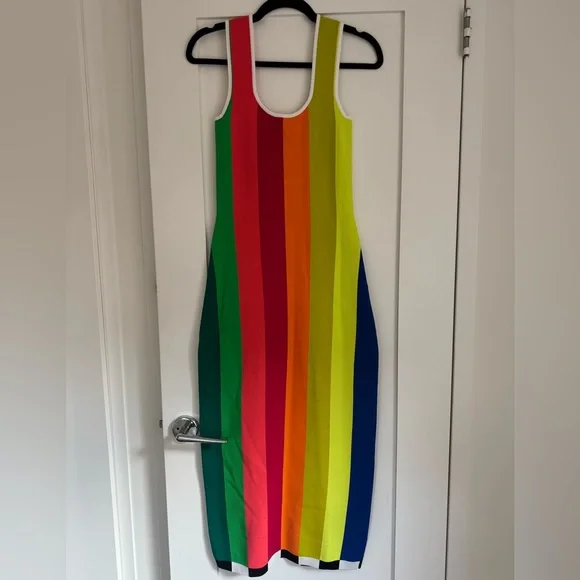 Christopher John Rogers Striped Dress Collection 009 Size S - Picture 2 of 6